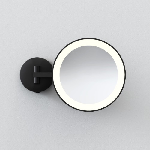 ASTRO Mascali round LED Mirror Black 욕실거울